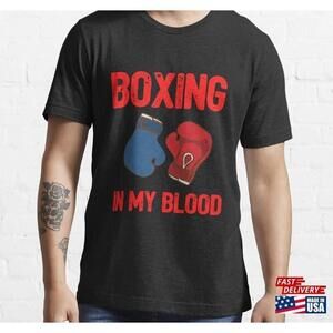 Boxing Is In My Blood Tshirt Mens Shirt Tee